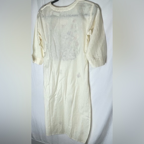 Embroidery Kurti kurtha Kameez Organic Cotton Sz Small 36 - Picture 2 of 2